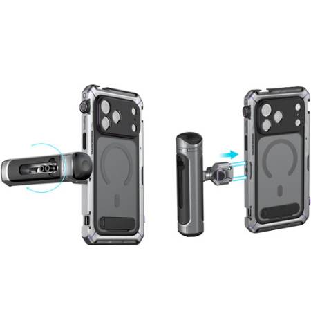 SmallRig 5585 Megatron Edition - zestaw do filmowania do iPhone 17 Pro (szaro-fioletowy)